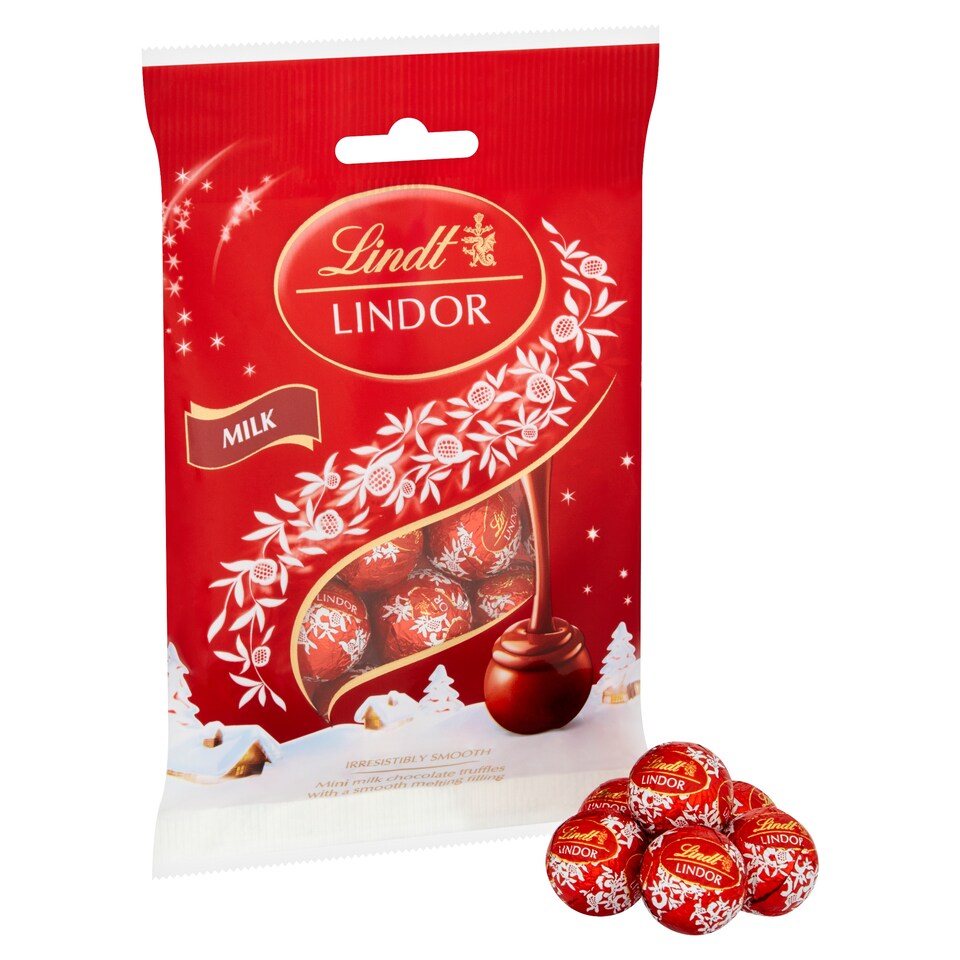 image 1 of Lindt Lindor Mini Milk Chocolate Truffles 80G