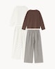 image 2 of F&F Girls 2-Pack Pure Cotton Book Club Pyjama Set in Multi