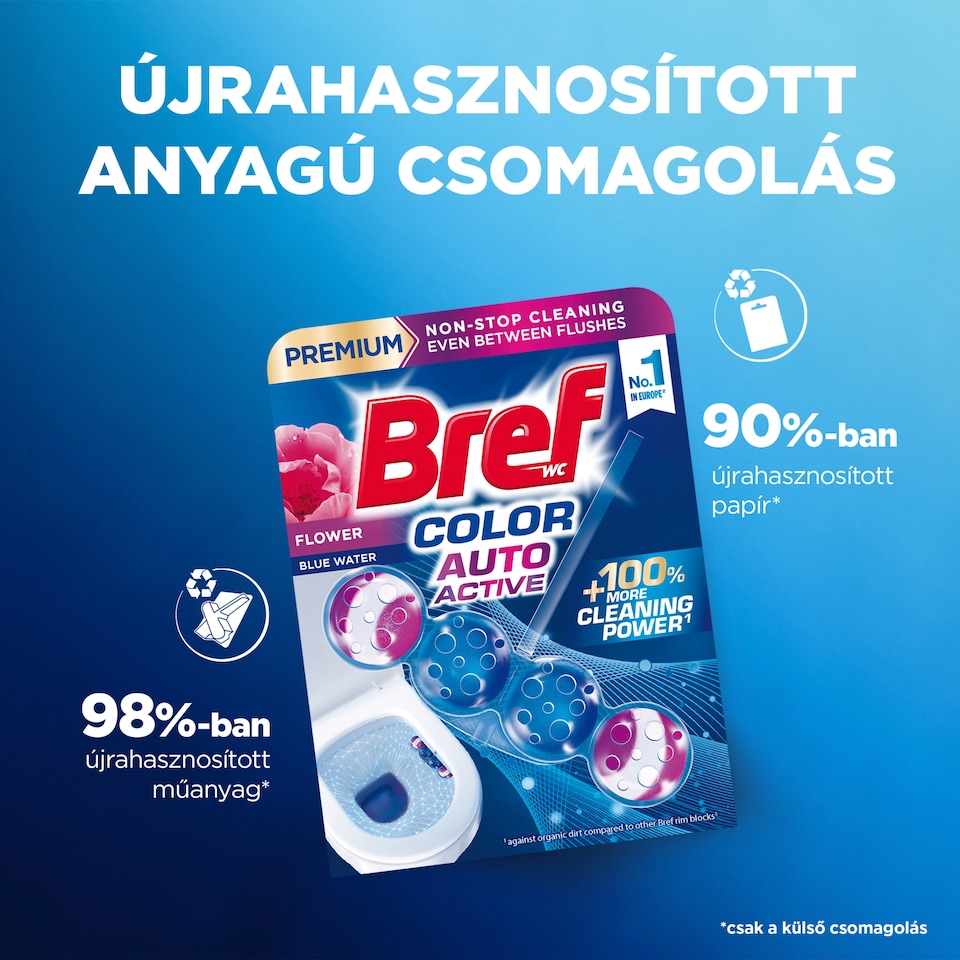 Bref Color Auto Active Flower WC-frissítő 2 x 50 g  1. kép