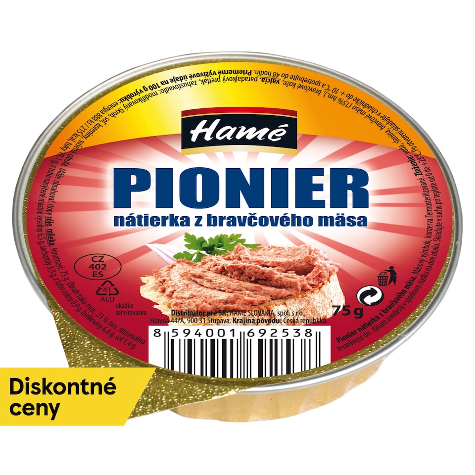Hamé Pionier Pork Spread 75 g