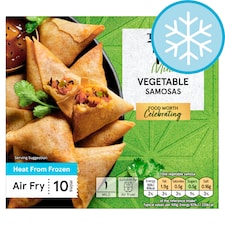 Tesco Frozen 12 Vegetable Samosas 216G