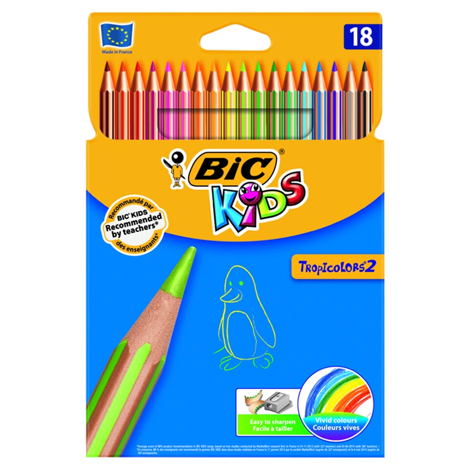 BIC TropIcolors színes ceruza készlet 18 db