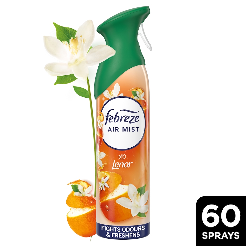image 1 of Febreze Air Mist Lenor Air Freshener - Citrus & White Verbena 185ml