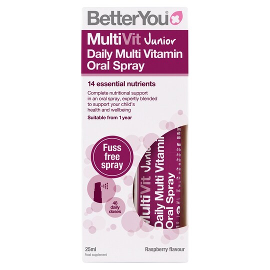 Better You Kids Multivitamins Daily Oral Spray 25Ml Tesco Groceries