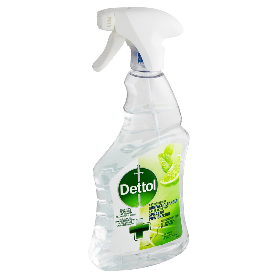 Obrázek 1 pro produkt Dettol Antibakteriální sprej na povrchy limetka a máta 500ml