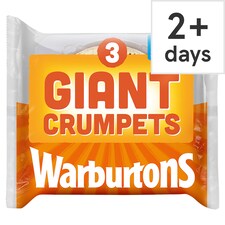 Warburtons Giant Crumpets 3 Pack