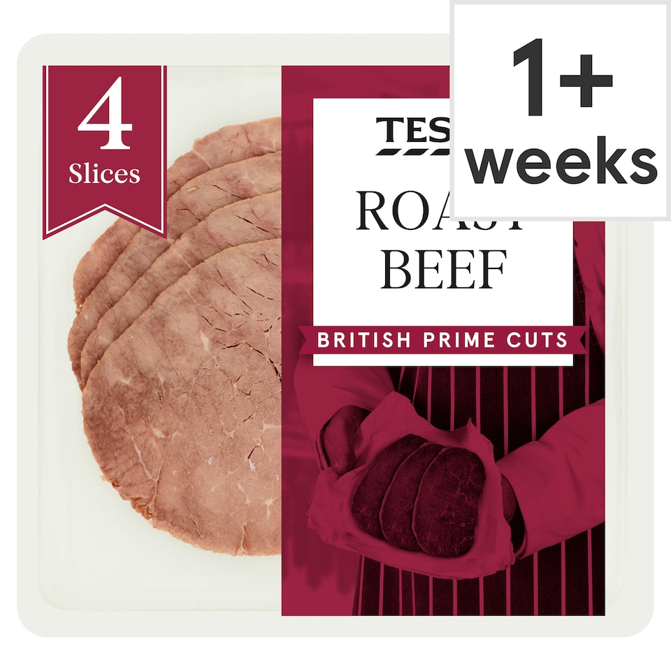 Tesco British Roast Beef Slices 90g