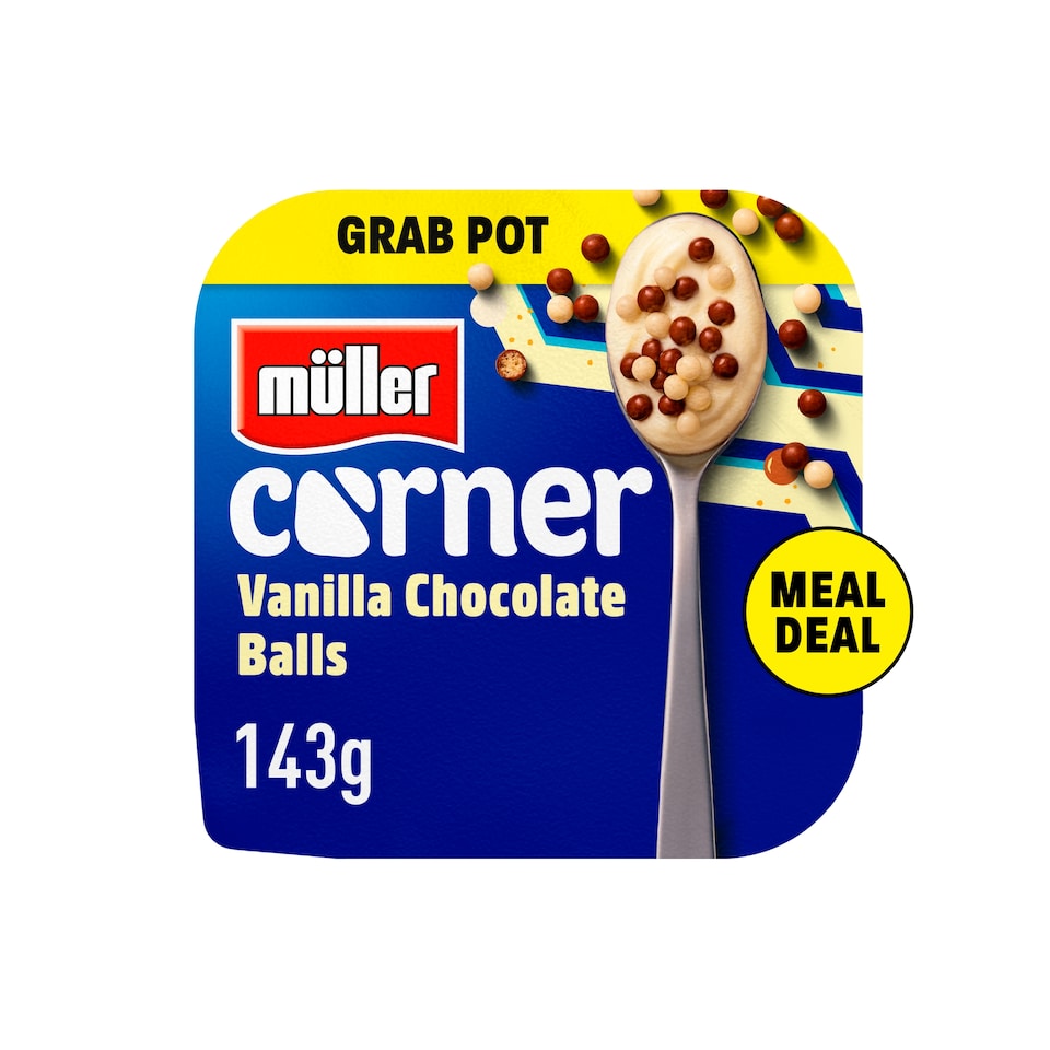image 1 of Muller Corner Vanilla Chocolate Balls Grab Pot Yogurt 143g