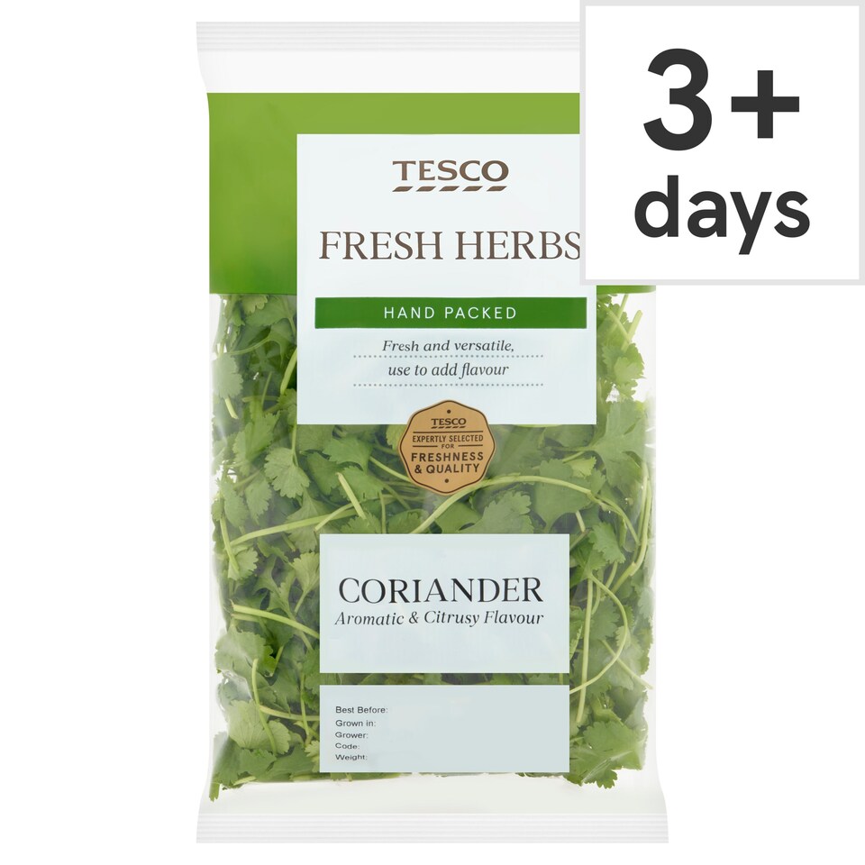 Tesco Fresh Herbs Coriander 80G