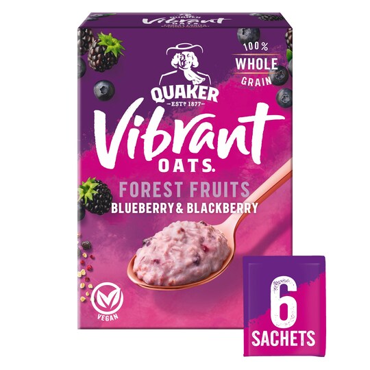 image 1 of Quaker Vibrant Oats Forest Fruits Porridge 236G
