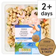 Tesco Prawn Layered Salad 300G