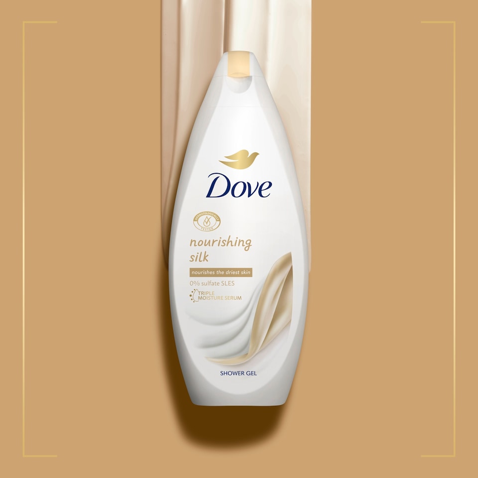 image 1 of Dove Silk Glow Body Wash Shower Gel 450ml