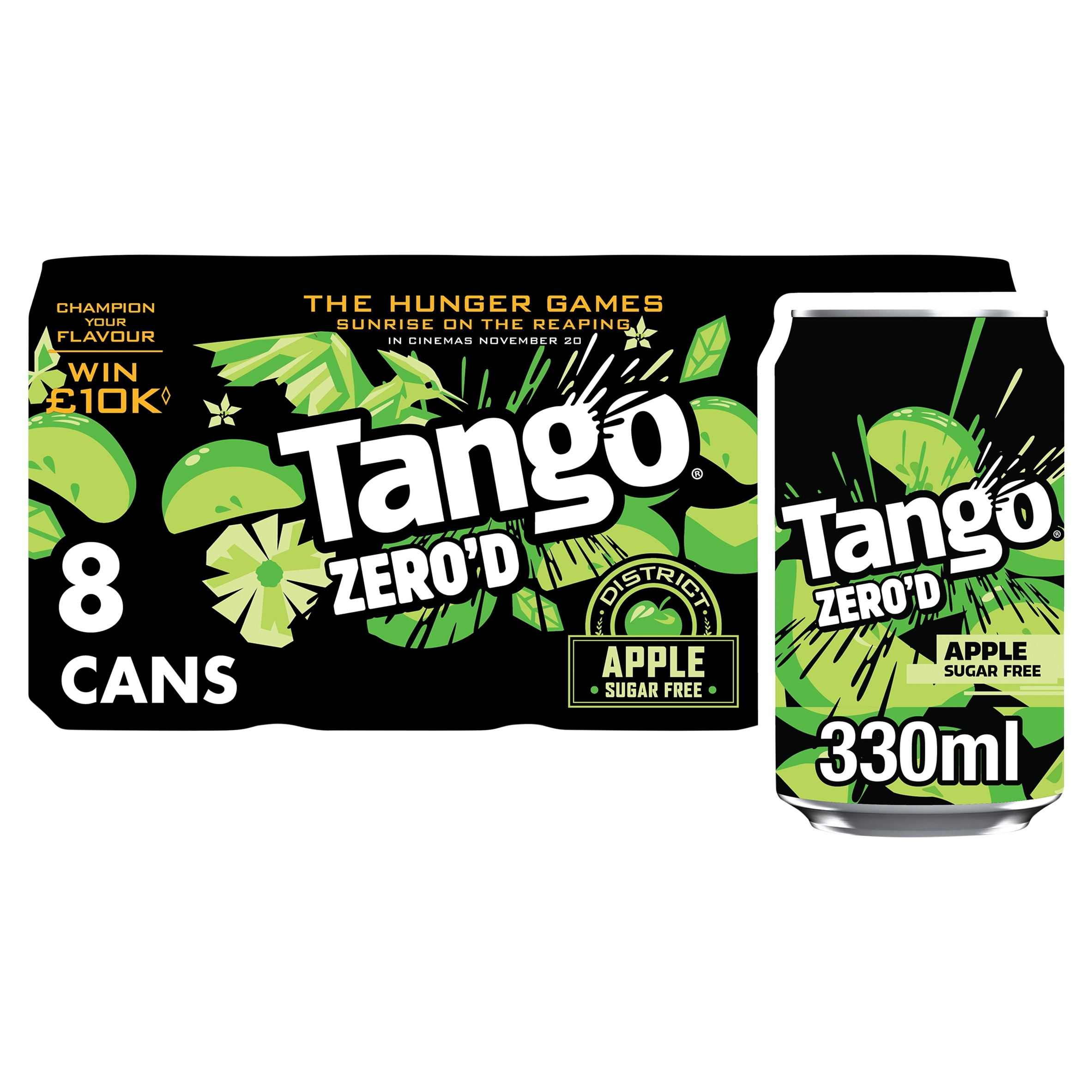Tango Apple Sugar Free Cans 8 x 330ml