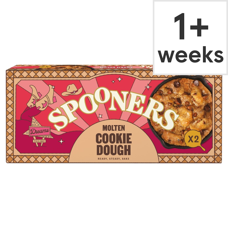 image 1 of Spooners Molten Choc Chip Cookie Dough 2 x 80g