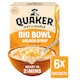 image 1 of Quaker Big Bowl Golden Syrup Porridge Sachets 6x49.6g