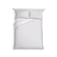 F&F Home Embroidered Palm Duvet Set Double