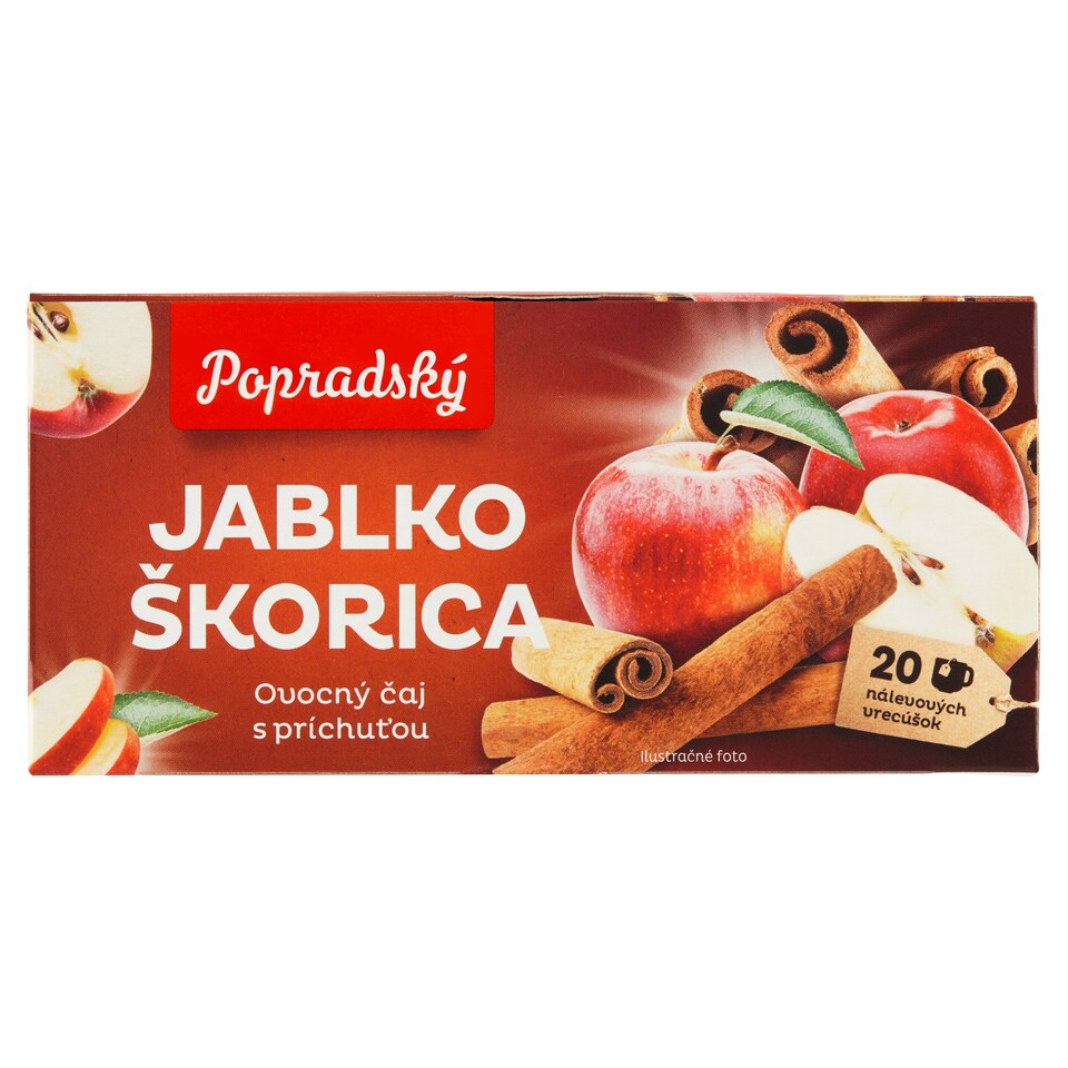 obrázok 1 z Popradský Jablko škorica ovocný čaj s príchuťou 40 g