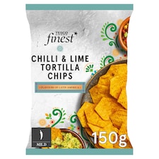 Tesco Finest Chilli & Lime Tortilla Chips 150g