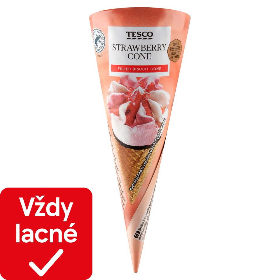 Tesco Strawberry Cone 120 ml