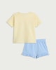image 2 of F&F Baby 2-Piece Pure Cotton Little Sister Set in Yellow
