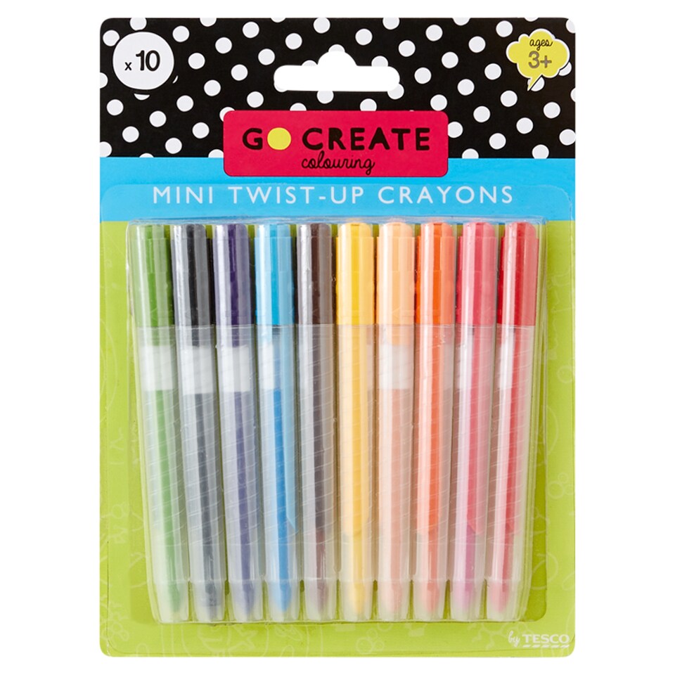 image 1 of Go Create Mini Twist Up Crayons 12 Pack