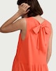 image 3 of F&F Cotton Rich Sleeveless Midi Dress in Coral