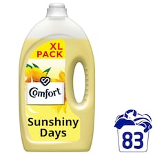 Comfort Sunshiny Days Fabric Conditioner 83 Washes 2490Ml