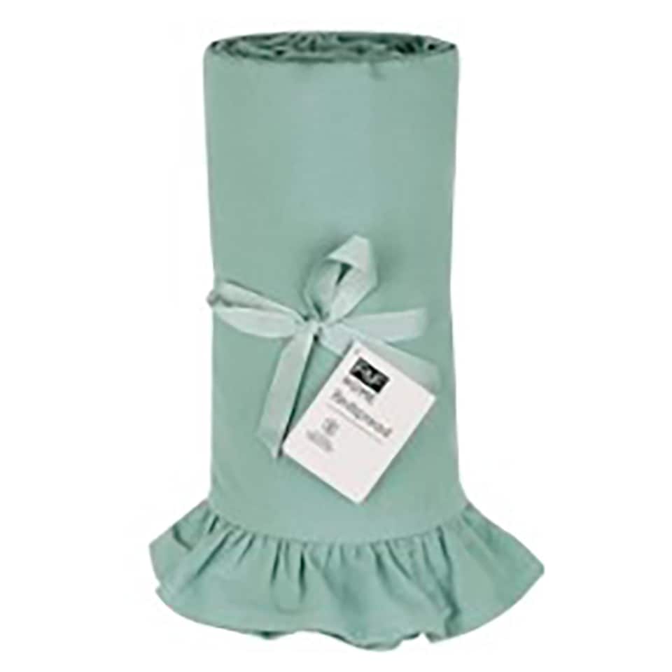 F&F Home Green Frill Bedspread