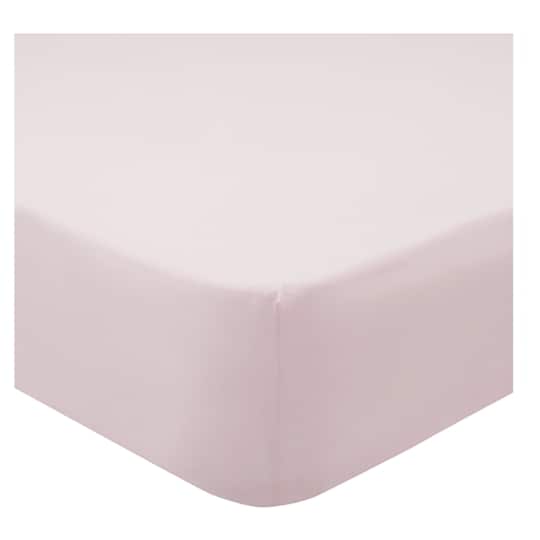Tesco 100 Cotton Fitted Sheet Light Pink Double Tesco Groceries