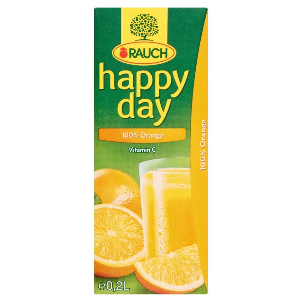 image 1 of Rauch Happy Day 100% Orange Juice 0,2 l