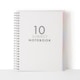 image 2 of Paperchase Rainbow A4 10 Subject Notebook