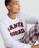 image 2 of F&F Santa Squad Matching Family Christmas Pyjamas in Grey Marl