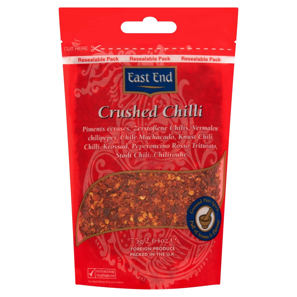 East End Crushed Chilli 75G
