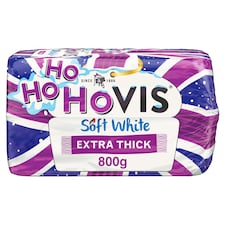 Hovis Soft White Extra Thick Bread 800G