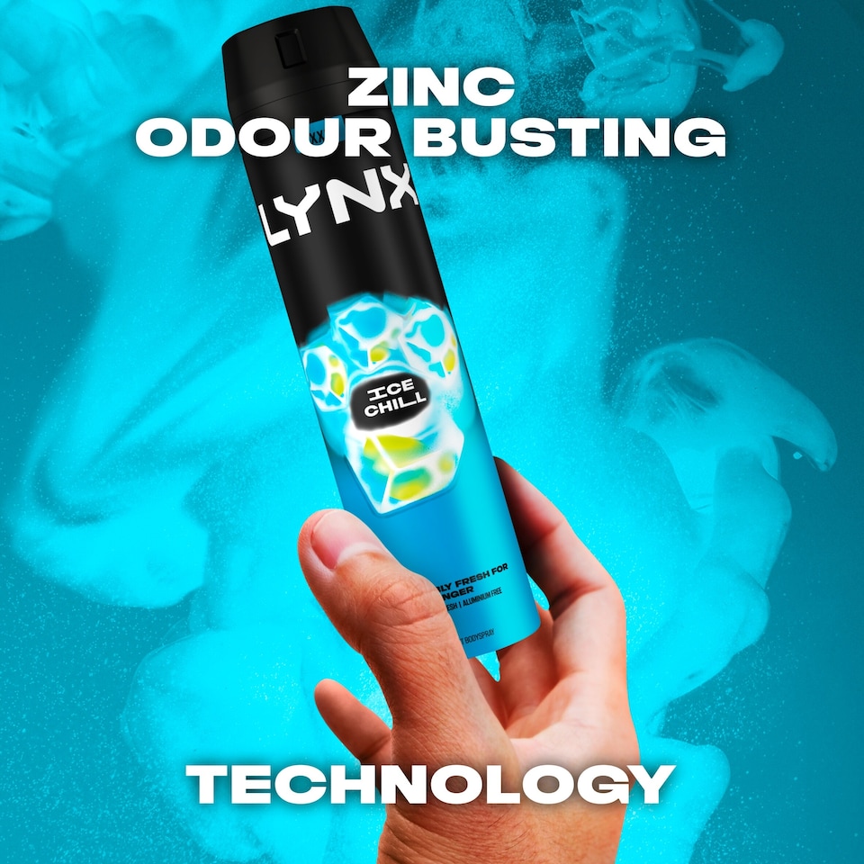 image 1 of Lynx Ice Chill 48h Deodorant Bodyspray for Men 250ml