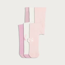 F&F Baby 3-Pack Cotton Rich Ballerina Tights in Multi