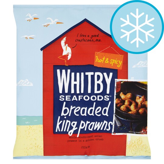 WHITBY SEAFOODS HOT 'N' SPICY PRAWNS 215G Tesco Groceries