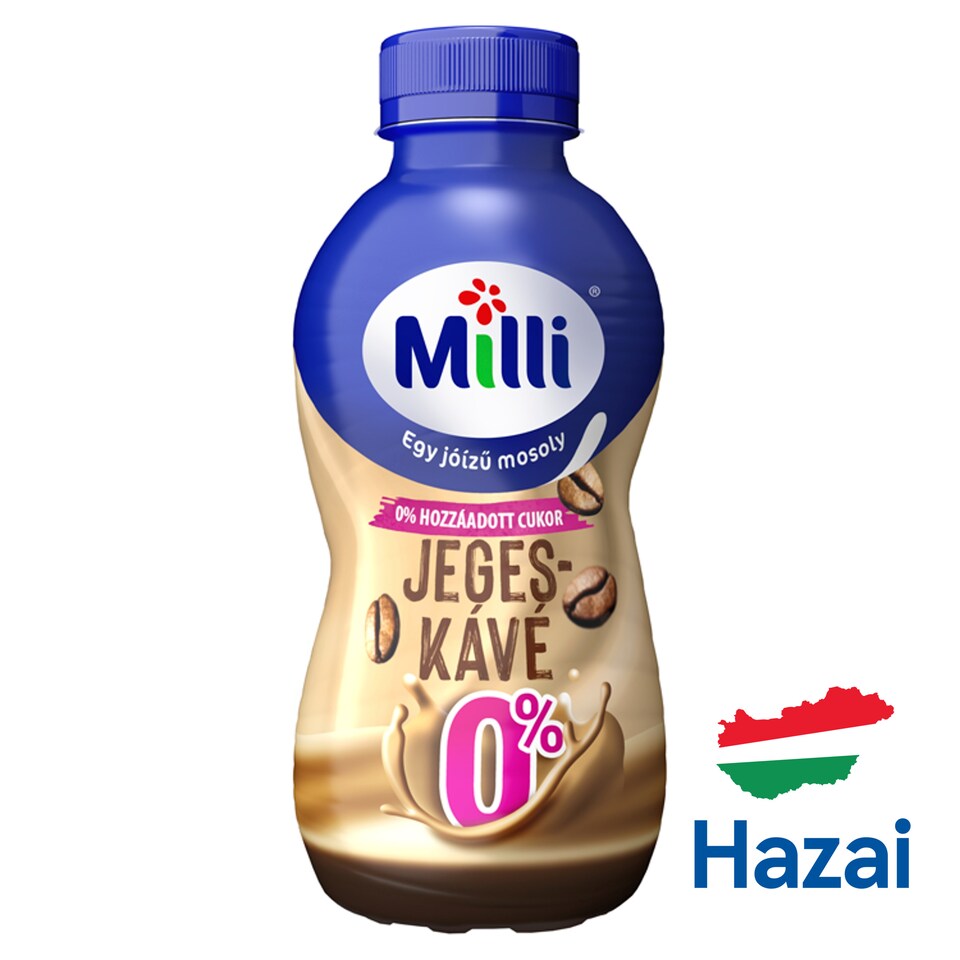 Milli UHT jegeskávé hozzáadott cukor nélkül, édesítőszerekkel 300 ml