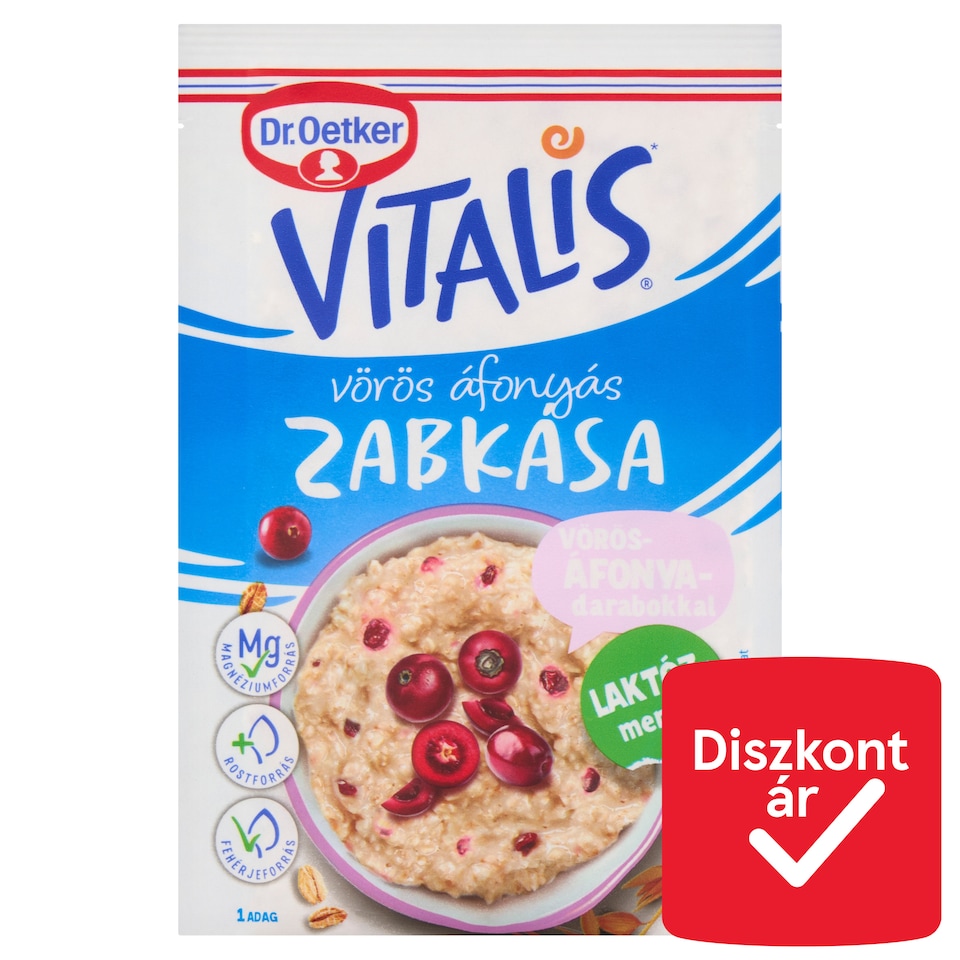 Dr. Oetker Vitalis Cranberry Porridge Base Powder 50 g