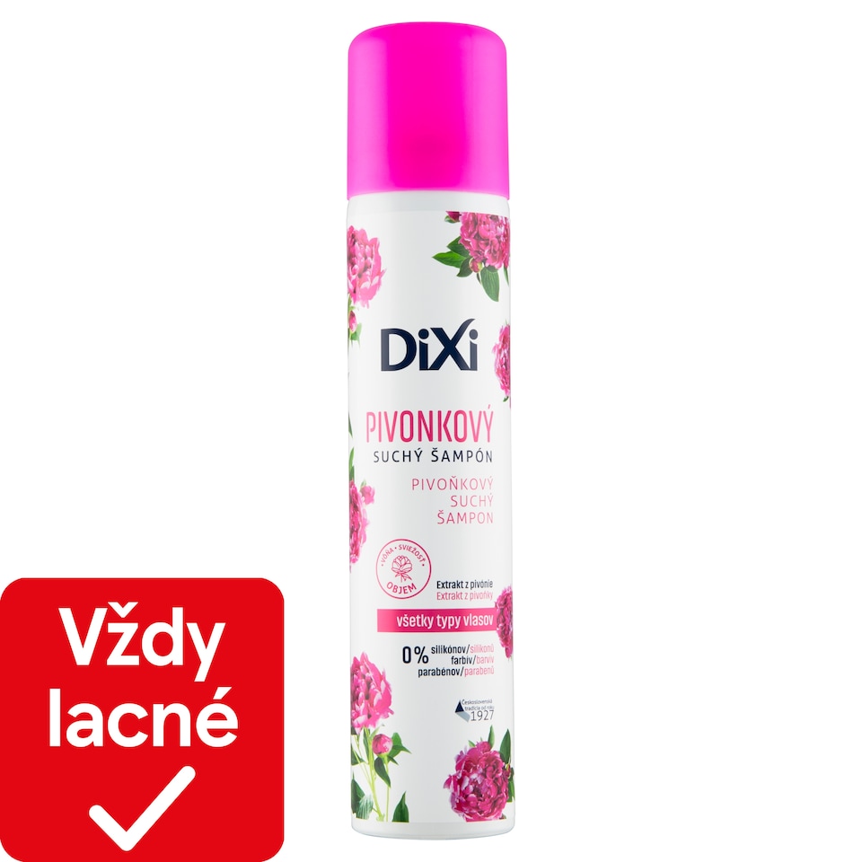obrázok 1 z Dixi Pivonkový suchý šampón 200 ml