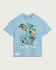 image 4 of Minecraft Pure Cotton Diamond Miner T-Shirt in Blue