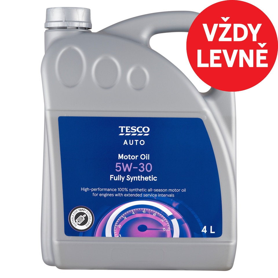 Tesco Auto Motorový olej 5W-30 4l