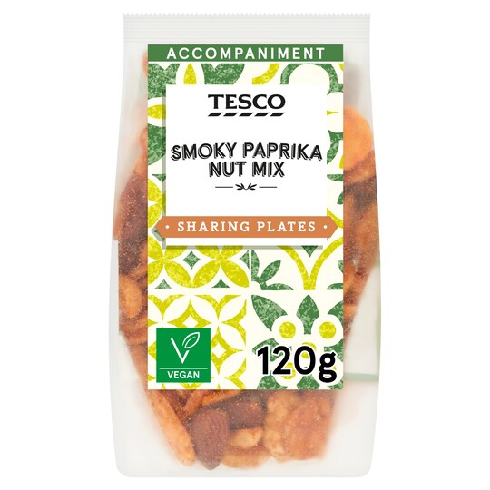 Tesco Smoky Paprika Nut Mix 120G
