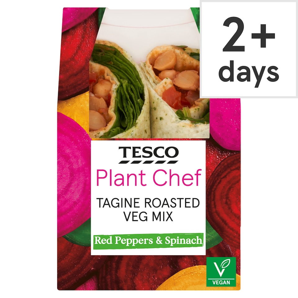 Tesco Plant Chef Tagine Roasted Veg Mix Wrap