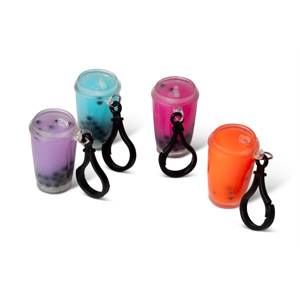 image 1 of Bubble Tea Keychain 4pk