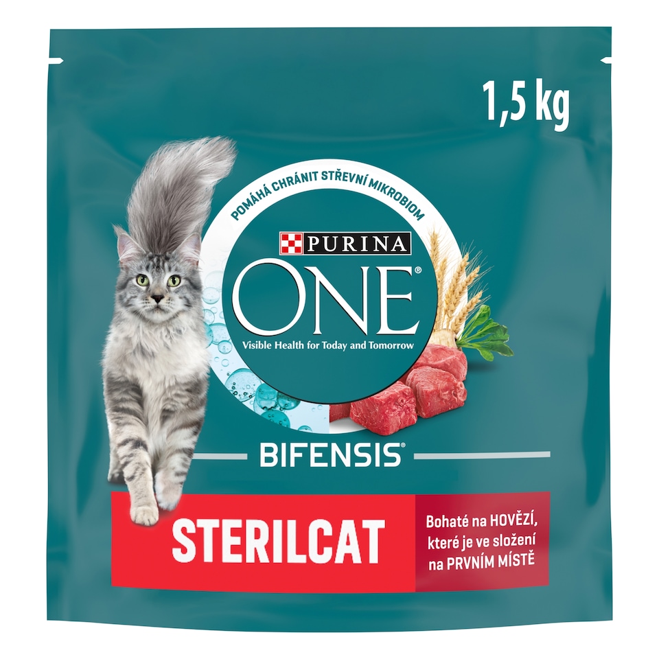 Obrázek 1 pro produkt Purina ONE Bifensis Sterilised granule pro kočky hovězí 1,5kg