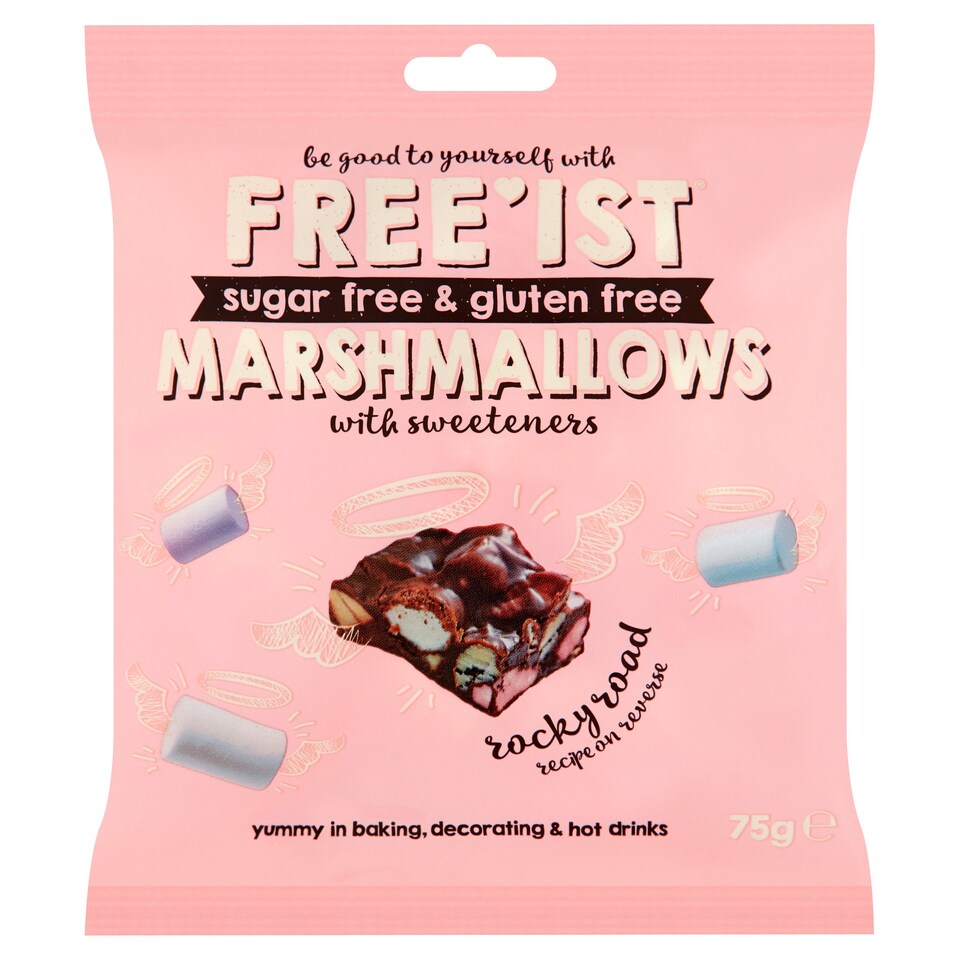 Free'ist Sugar Free Marshmallows 75G Tesco Groceries