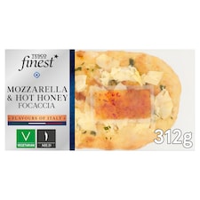 Tesco Finest Mozzarella and Hot Honey Focaccia 312g