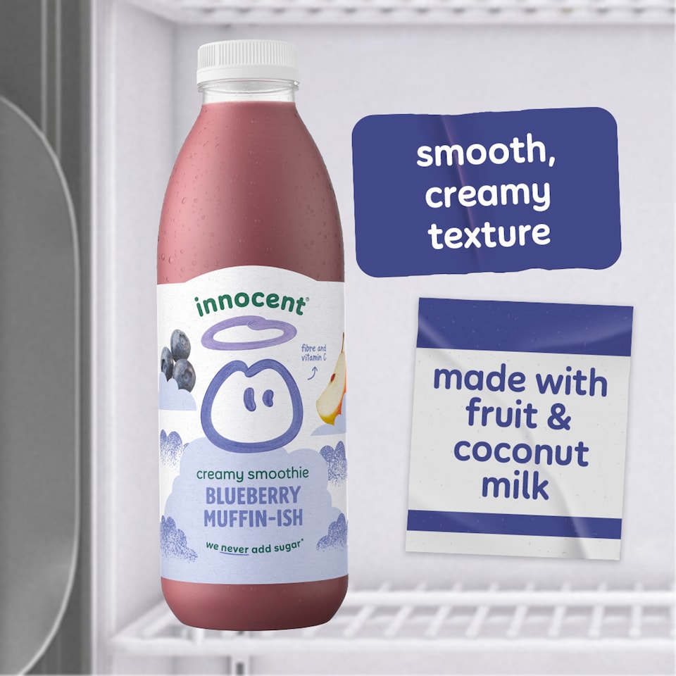 image 1 of innocent Blueberry Muffin-ish Creamy Smoothie 750ml