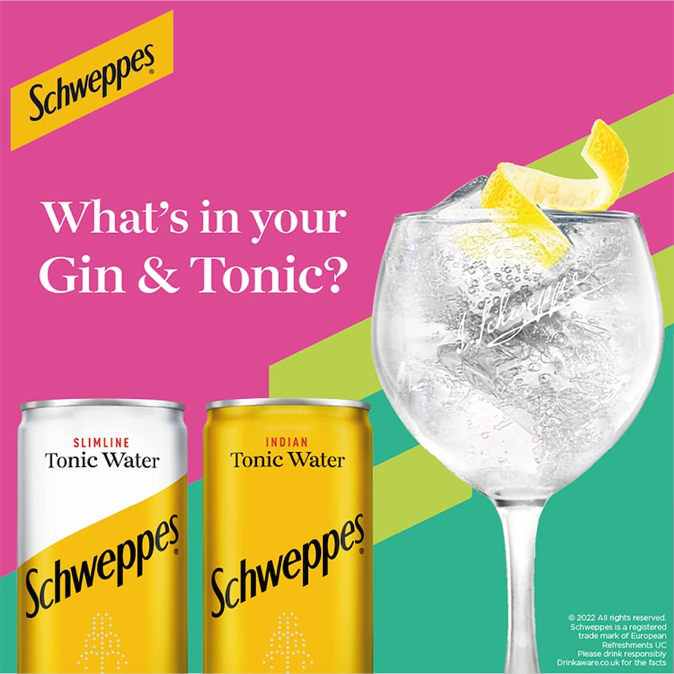 image 1 of Schweppes Slimline Tonic Water 12x150ml